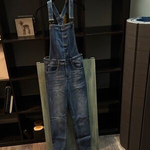 Celebrity Pink Women's Blue Denim Overalls
